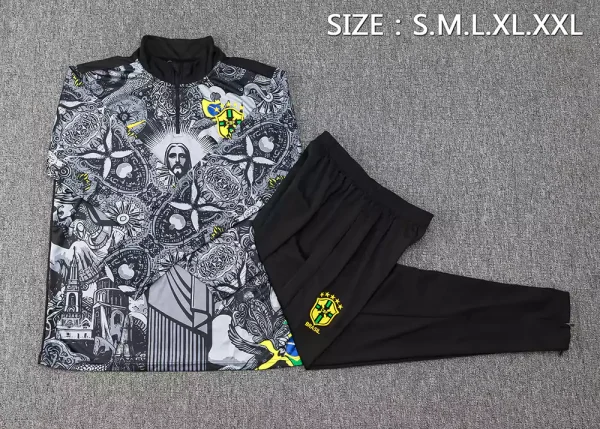 Brazil 2024-25 Long Sleeve Shirts Training Suits - Image 3