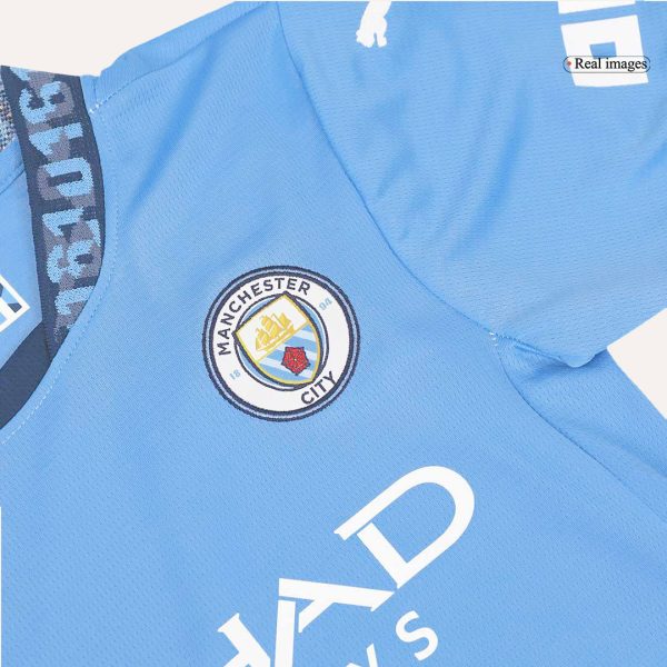 Kids Manchester City 2024-25 Home Kit - Image 5