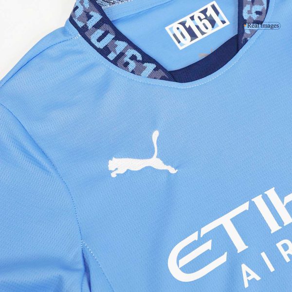 Kids Manchester City 2024-25 Home Kit - Image 6