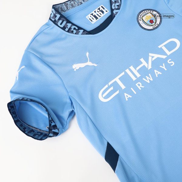 Kids Manchester City 2024-25 Home Kit - Image 7