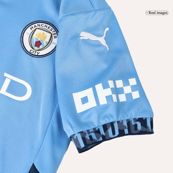 Kids Manchester City 2024-25 Home Kit - Image 8