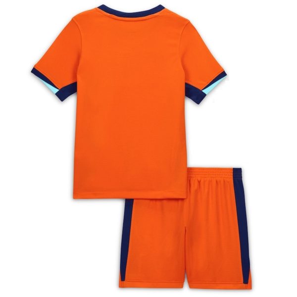 Kids Netherlands 2024-25 Home EURO Kit - Image 2
