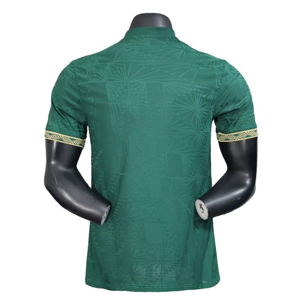 Mexico 2025 Player Gold Shirt Green - Image 2