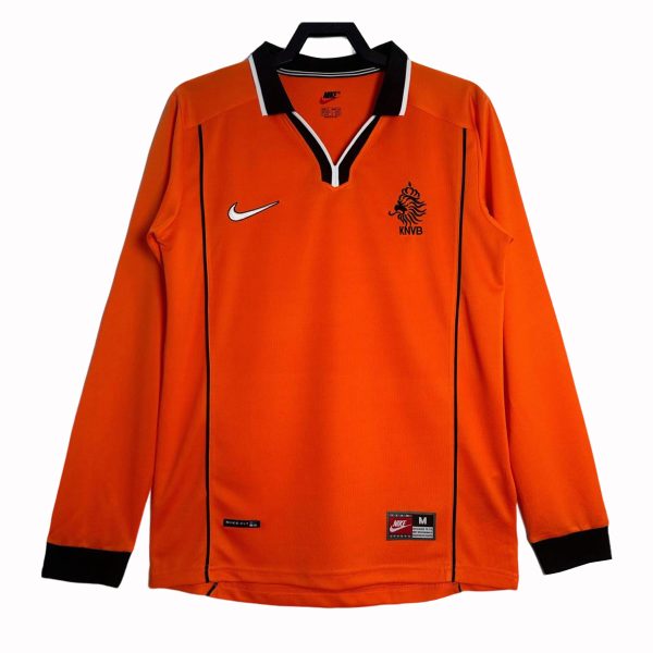 Netherlands 1998 Retro Home Long Sleeve Shirt
