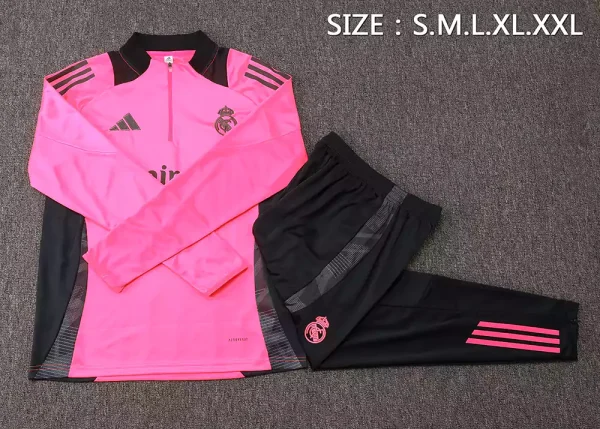 Real Madrid 2024-25 Long Sleeve Shirts Training Suits - Image 3