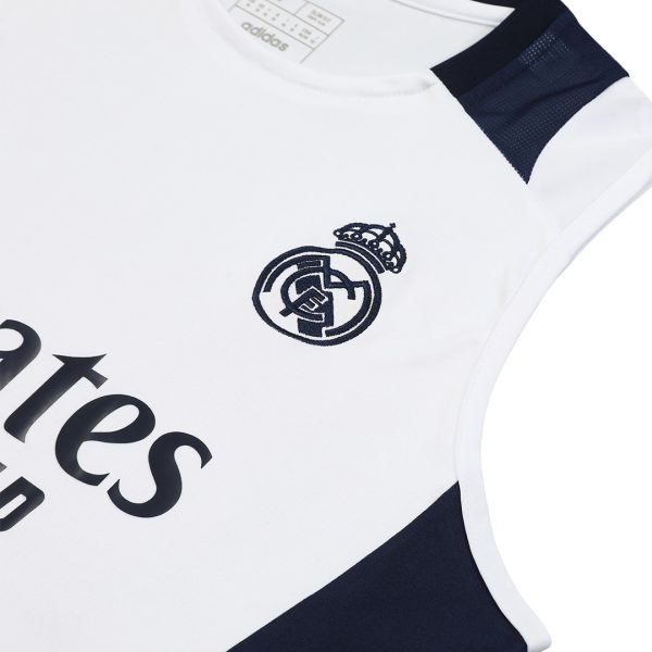 Real Madrid 2024-25 Pre-Match Vest Shirt - Image 4