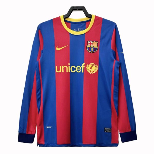 Barcelona 2010-11 Retro Home Long Sleeve Shirt