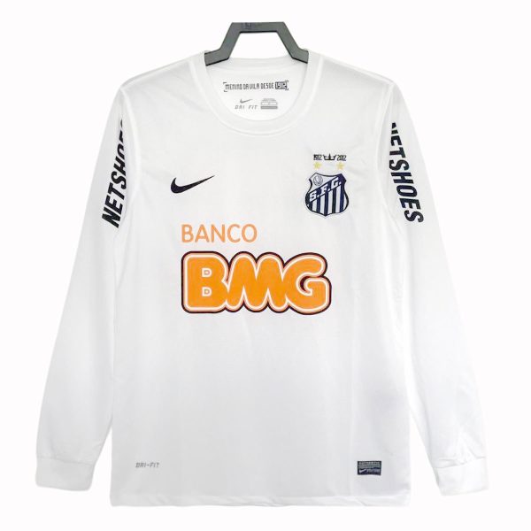 Santos 2012-13 Retro Home Long Sleeve Shirt