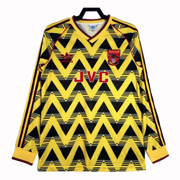 Arsenal 1991-93 Retro Away Long Sleeve Shirt
