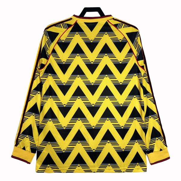Arsenal 1991-93 Retro Away Long Sleeve Shirt - Image 2