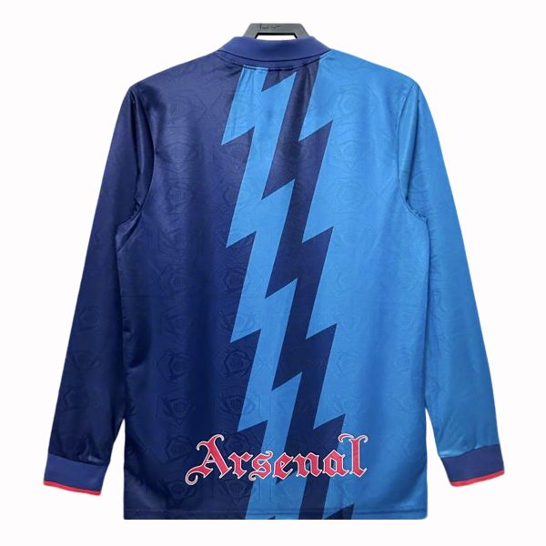 Arsenal 1995-96 Retro Away Long Sleeve Shirt - Image 2