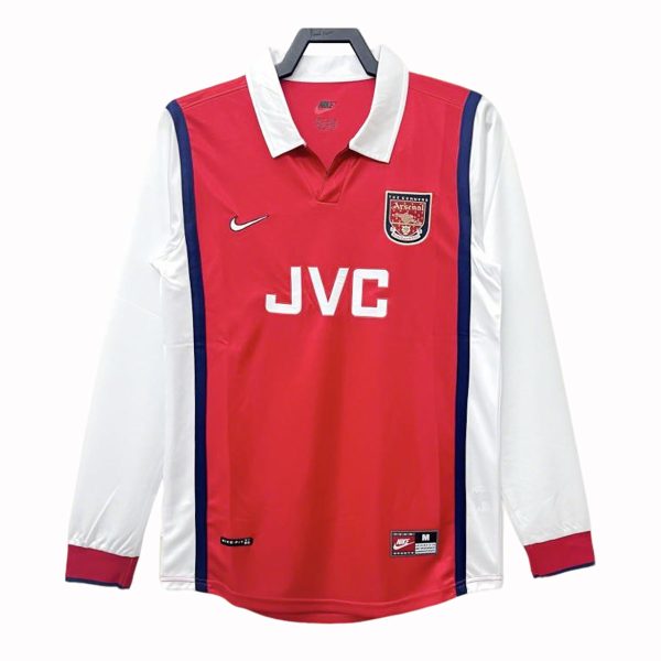 Arsenal 1998-99 Retro Home Long Sleeve Shirt