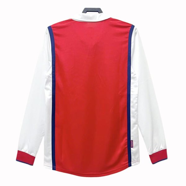 Arsenal 1998-99 Retro Home Long Sleeve Shirt - Image 2