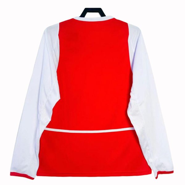 Arsenal 2002-04 Retro Home Long Sleeve Shirt - Image 2