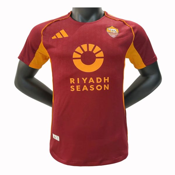 As Roma 2025-26 Home Player Shirt