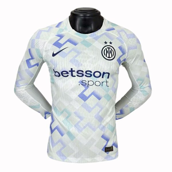 Inter Milan 2025-26 Away Player Long Sleeve Shirt