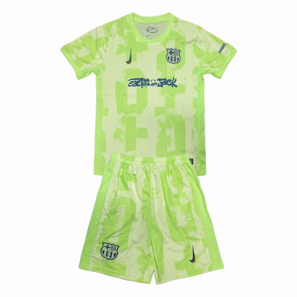 Kids Barcelona 2024-25 Third Cactus Jack Kit
