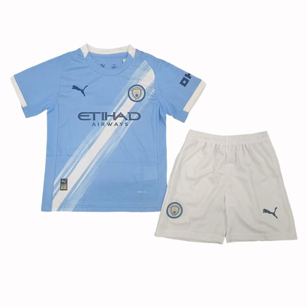 Kids Manchester City 2025-26 Home Kit