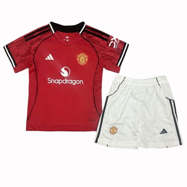 Kids Manchester United 2025-26 Home Kit