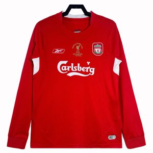 Liverpool 2004-05 Retro Home Long Sleeve Shirt