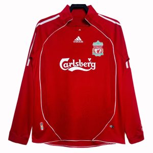 Liverpool 2006-08 Retro Home Long Sleeve Shirt