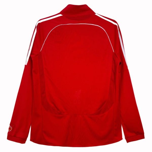 Liverpool 2006-08 Retro Home Long Sleeve Shirt - Image 2