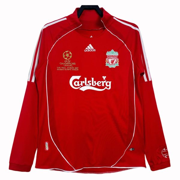 Liverpool 2006-08 UEFA Retro Home Long Sleeve Shirt