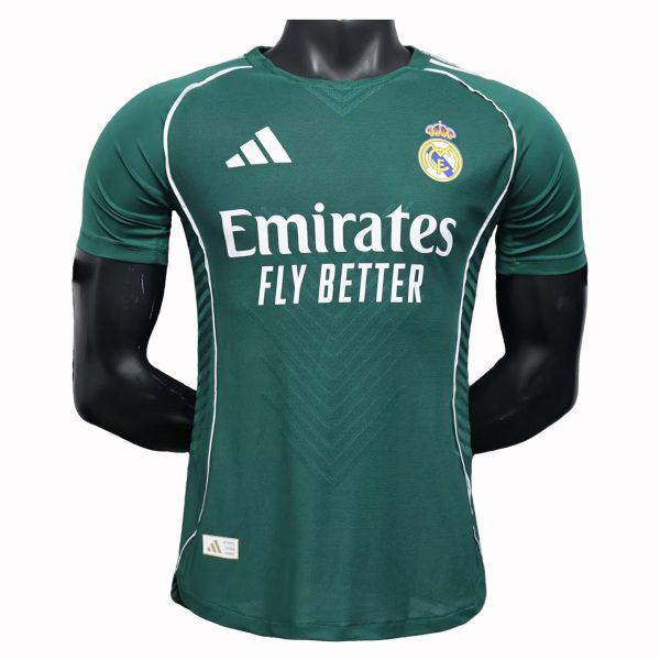 Real Madrid 2025 Green Player Shirt