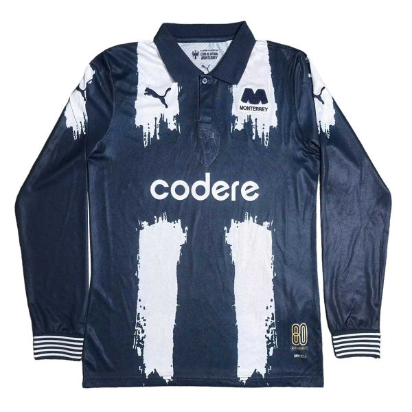 Monterrey 2025-26 Home Long Sleeve Shirt M Logo