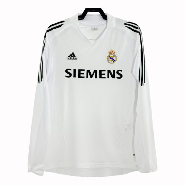 Real Madrid 2005-06 Retro Home Long Sleeve Shirt