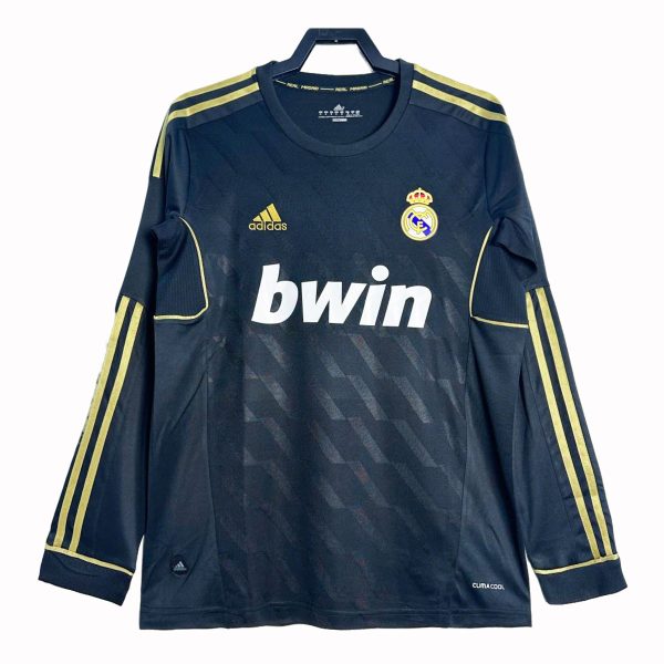 Real Madrid 2011-12 Retro Away Long Sleeve Shirt