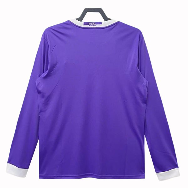 Real Madrid 2016-17 Retro Away Long Sleeve Shirt - Image 2