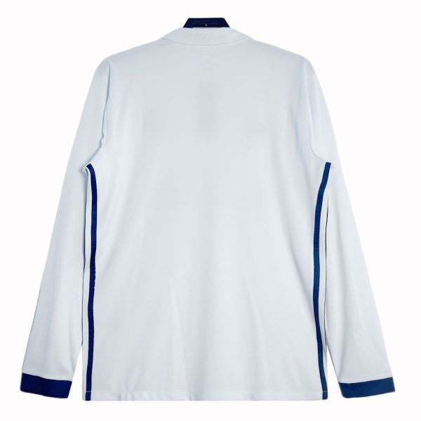 Real Madrid 2016-17 Retro Home Long Sleeve Shirt - Image 2