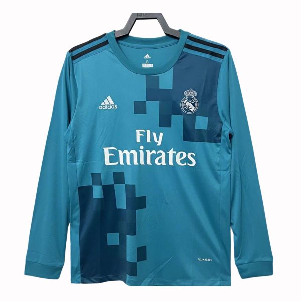 Real Madrid 2017-18 Retro Third Long Sleeve Shirt