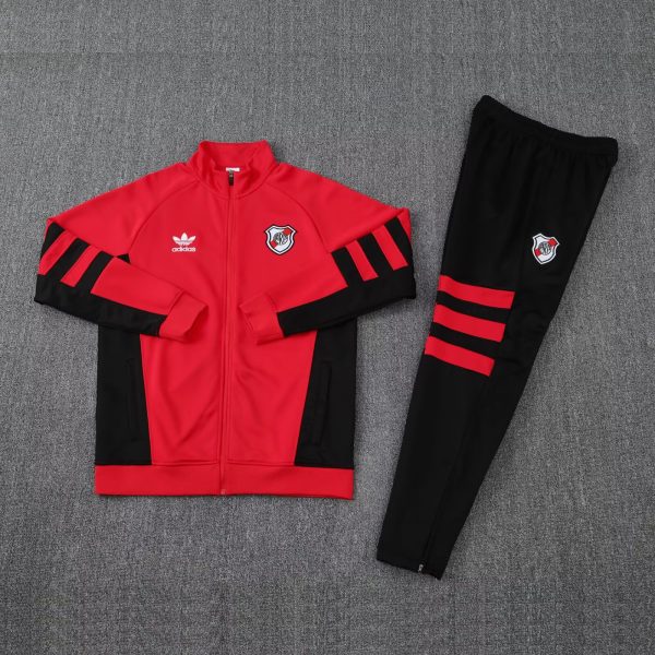 River Plate 2024-25 Tracksuit Training Jacket - Image 3