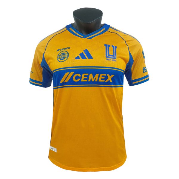 Tigres UANL 2025-26 Home Player Shirt