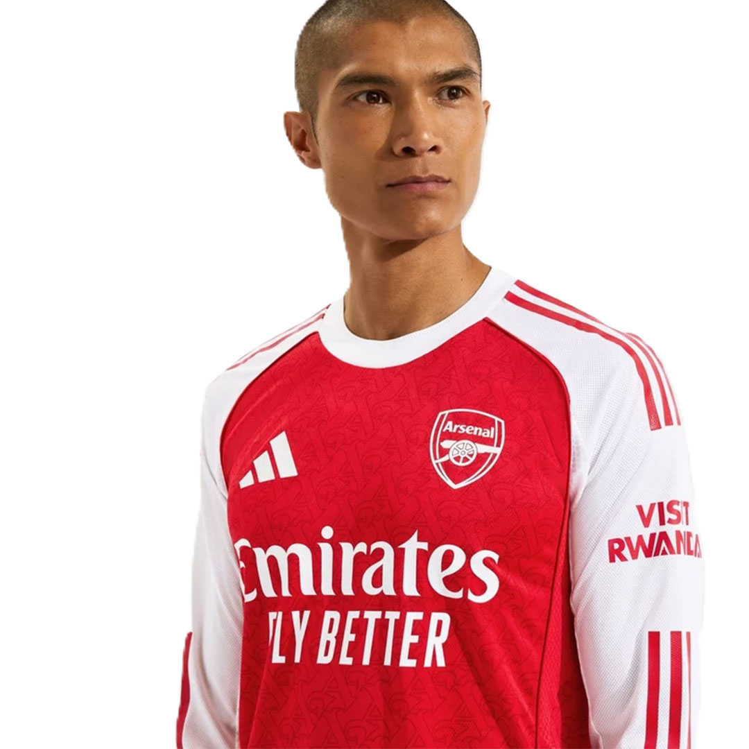 Arsenal 2025-26 Home Long Sleeve Authentic Shirt - Image 6