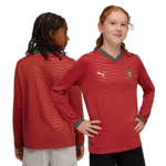 Kids Portugal 2026 FIFA World Cup Long Sleeve Home Kit