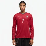 Portugal 2026 FIFA World Cup Long Sleeve Home Authentic Match Shirt