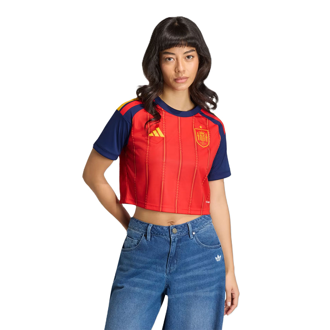 Women Spain 2026 FIFA World Cup Home short length Shirt - Image 4