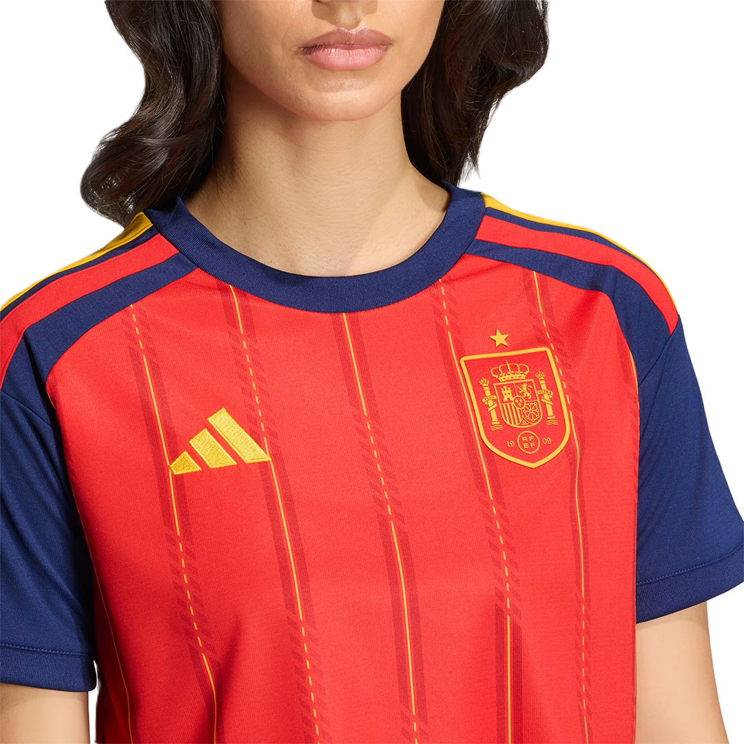 Women Spain 2026 FIFA World Cup Home short length Shirt - Image 5