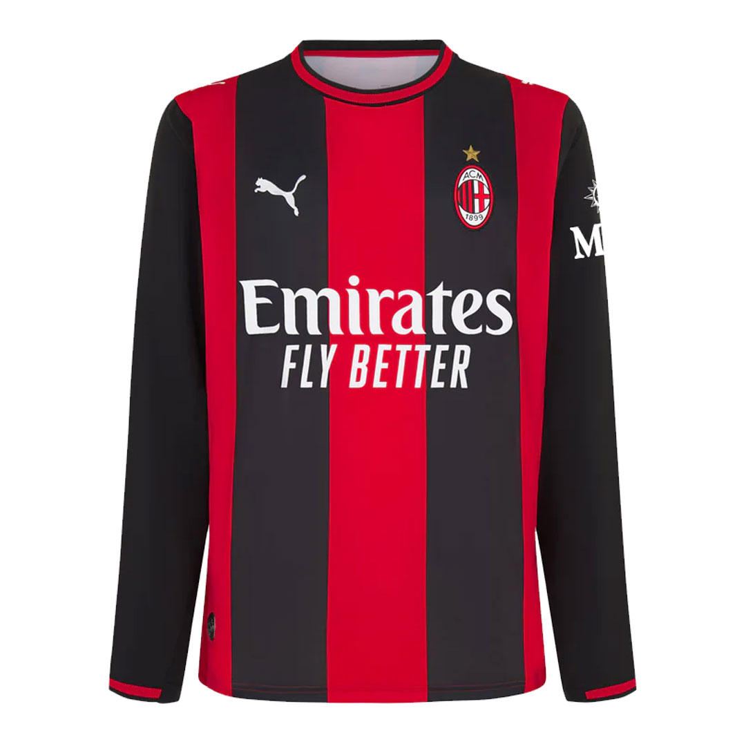 AC Milan 2026-27 Home Long Sleeve Authentic Match Shirt - Image 5