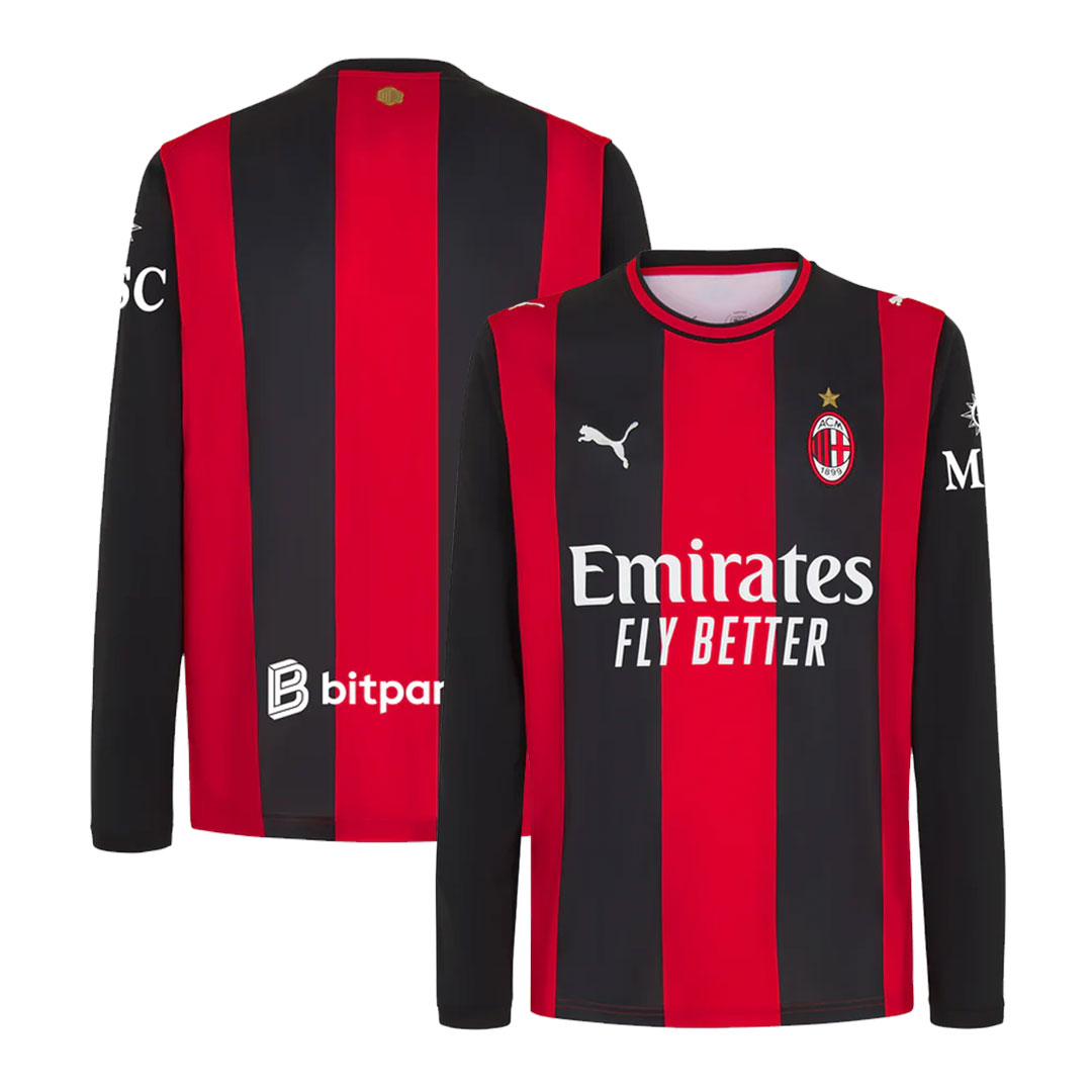 AC Milan 2026-27 Home Long Sleeve Shirt
