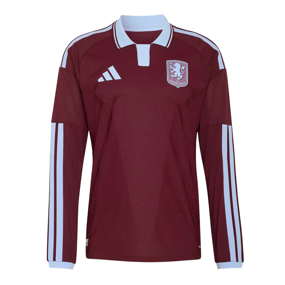 Aston Villa 2026-27 Home Long Sleeve Authentic Match Shirt - Image 4
