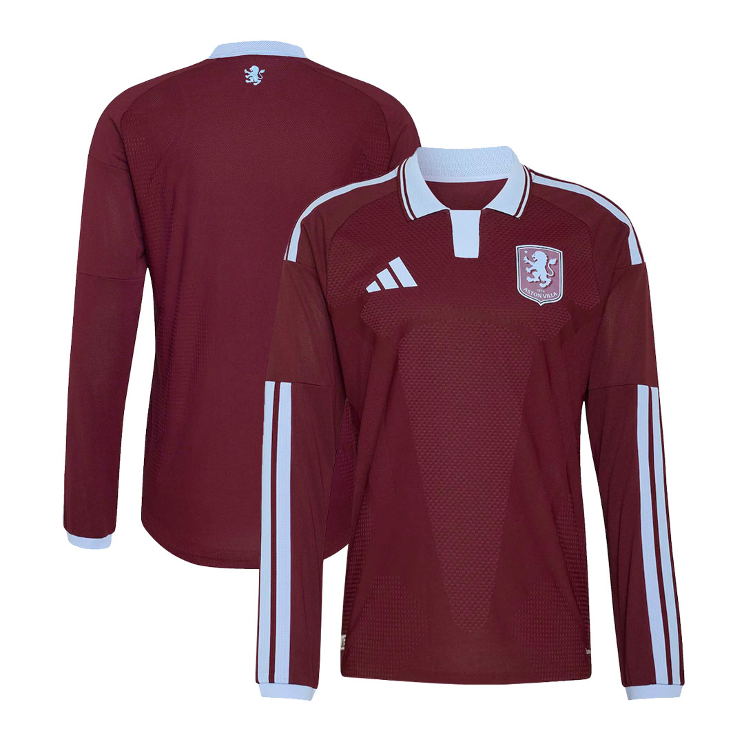 Aston Villa 2026-27 Home Long Sleeve Authentic Match Shirt