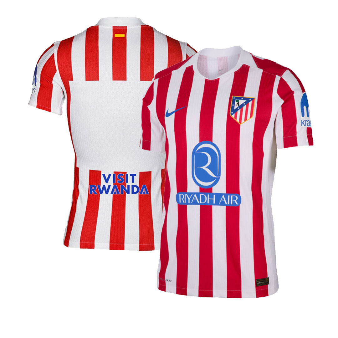 Atlético Madrid 2025-26 Home Authentic Match Shirt