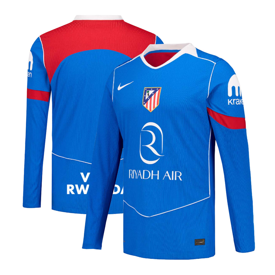 Atlético Madrid 2025-26 Third Long Sleeve Authentic Match Shirt