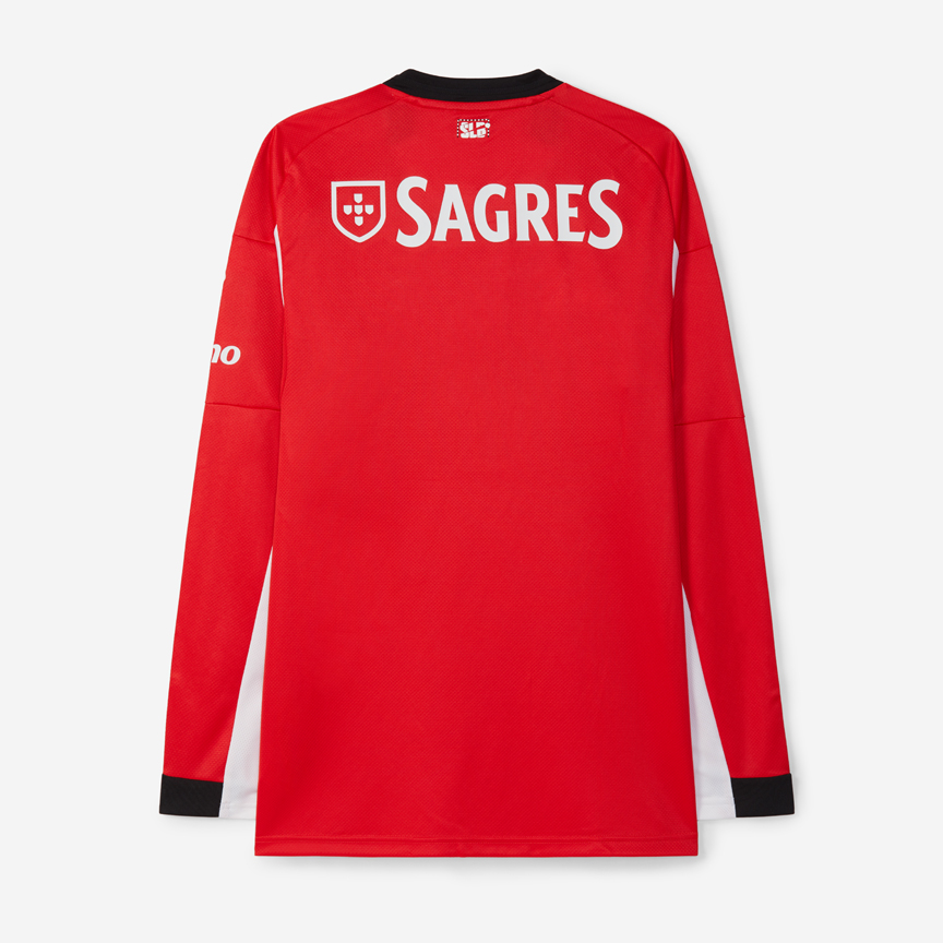 Benfica 2025-26 Home Long Sleeve Shirt - Image 3