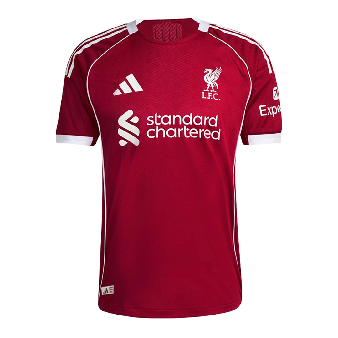 Liverpool 2025-26 Home Authentic Shirt - Image 2