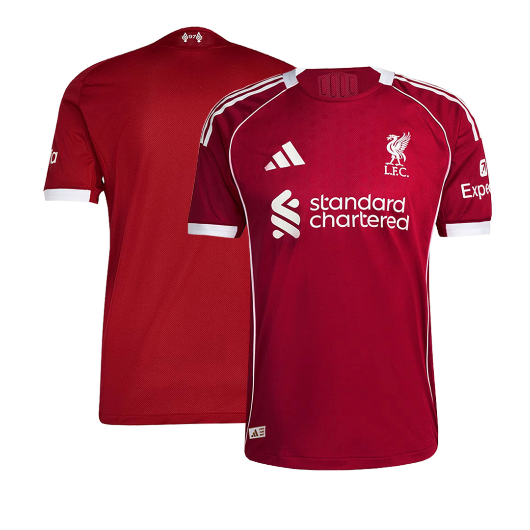 Liverpool 2025-26 Home Authentic Shirt